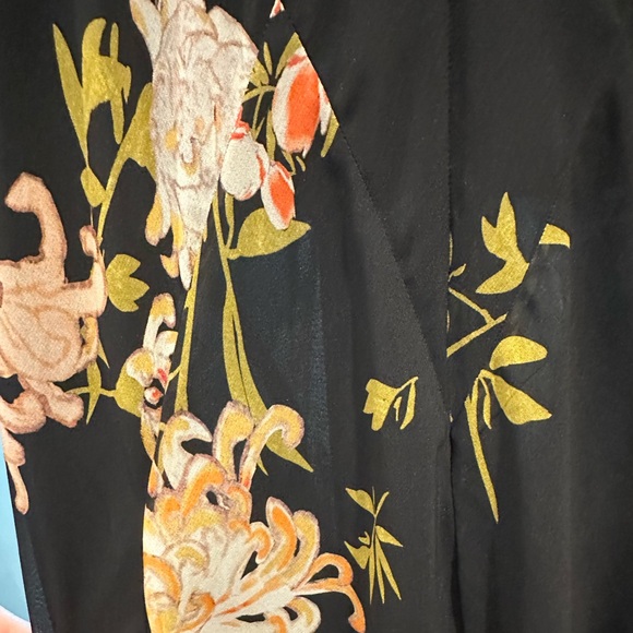 Zara Black Floral Maxi Dress - Picture 4 of 7